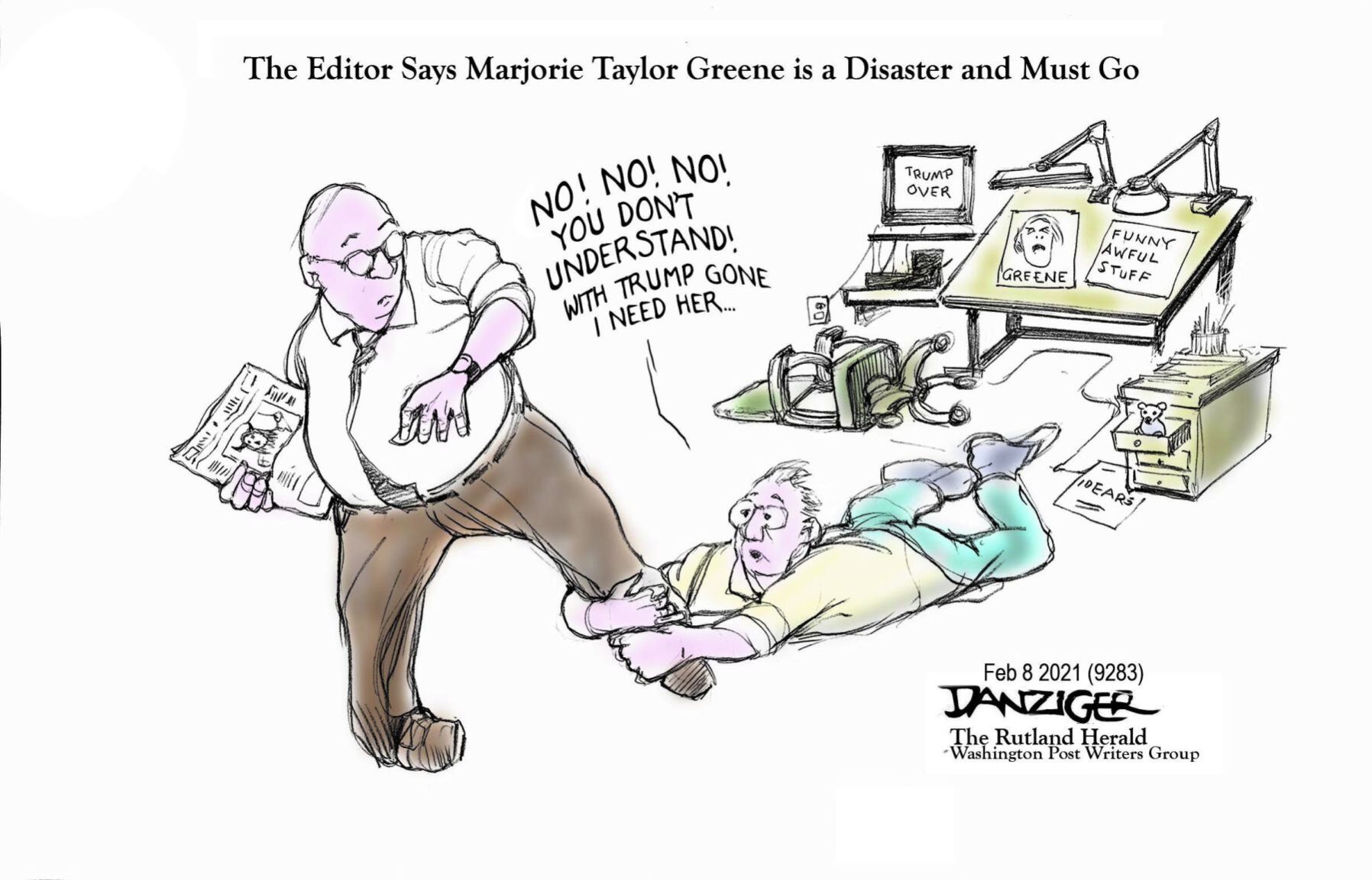 Jeff Danziger cartoon